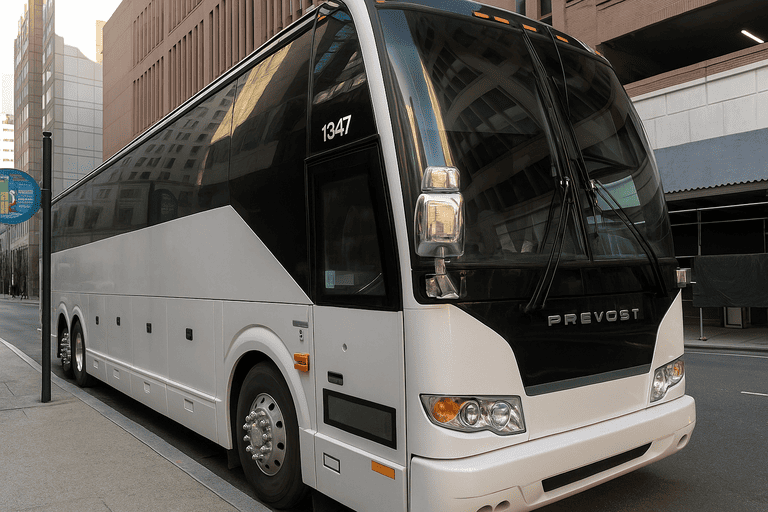 a Rogers Charter Bus coach bus