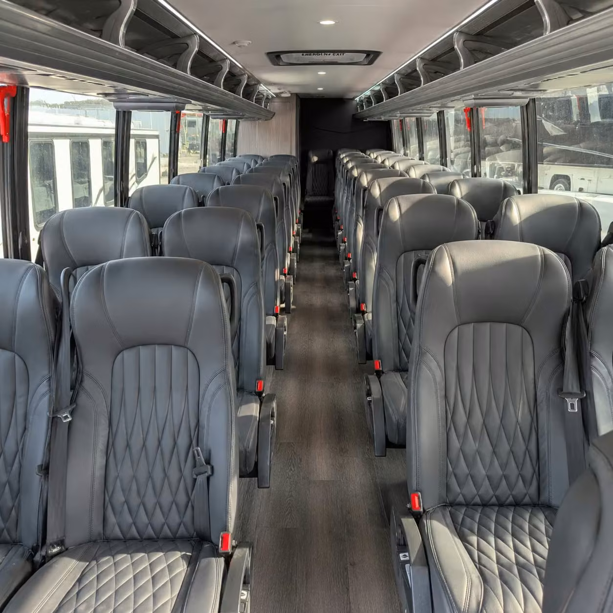 28 passenger minibus interior