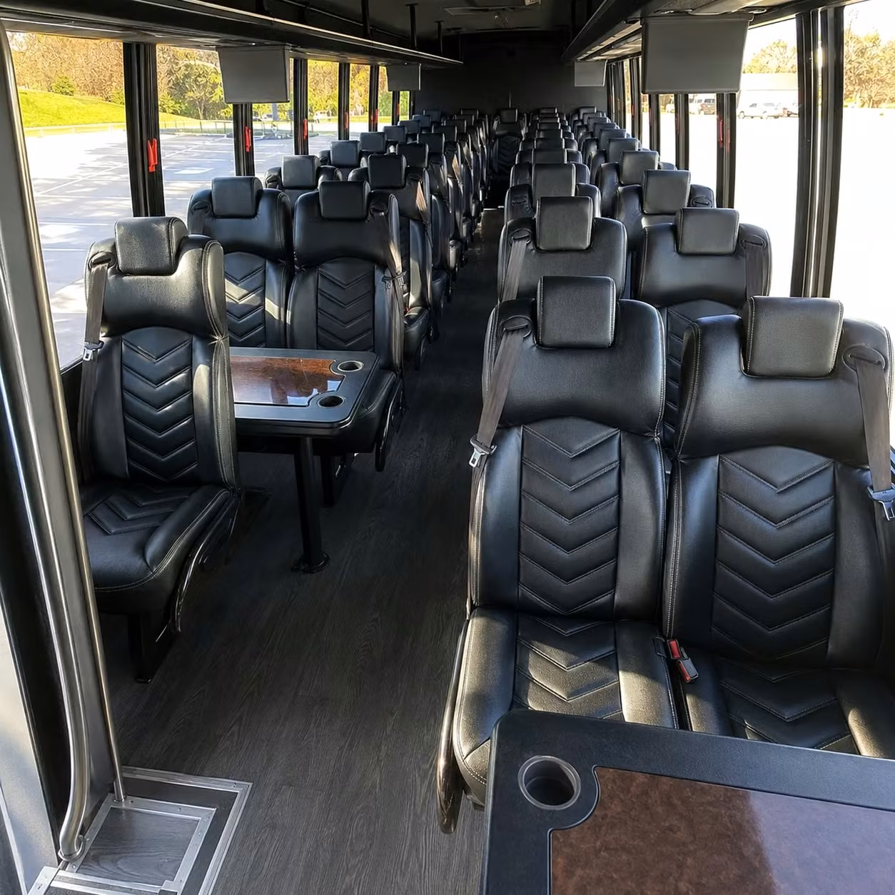 35 passenger minibus inside