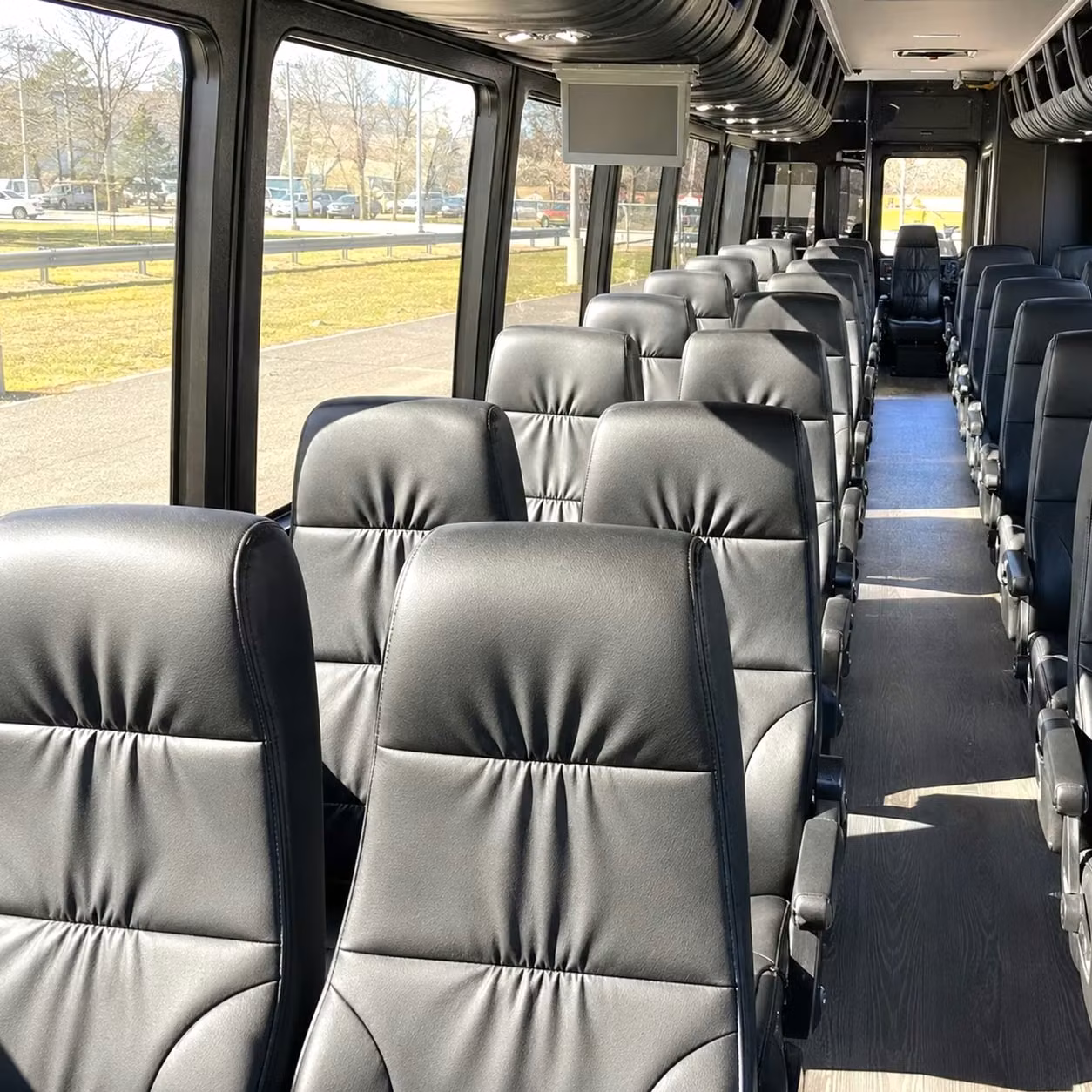 35 passenger minibus interior