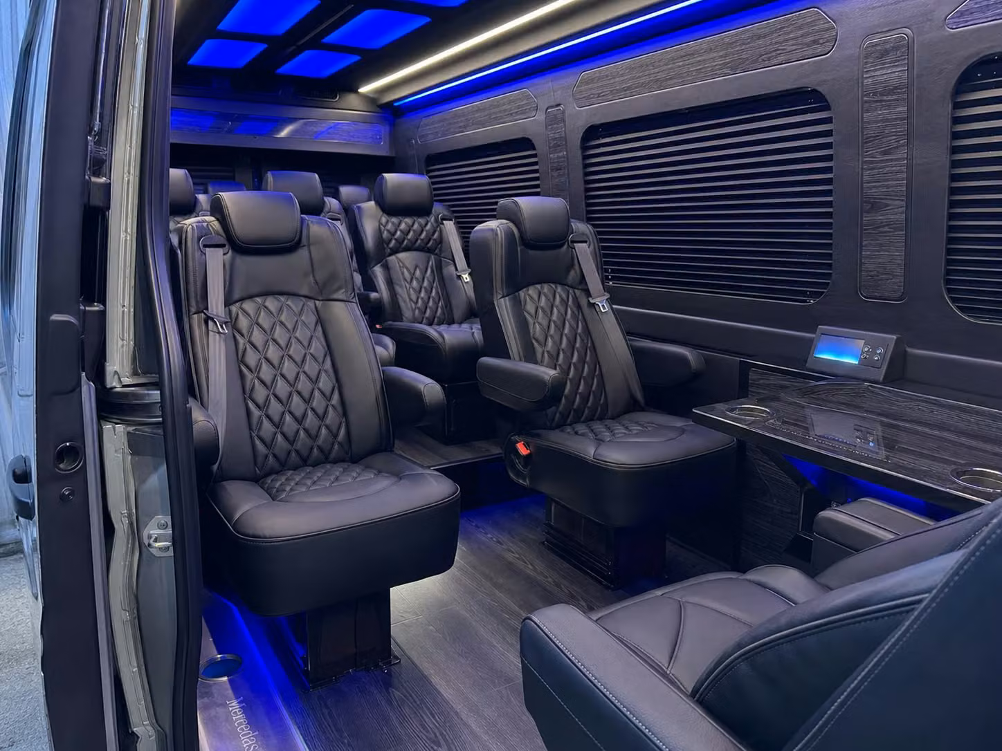 sprinter van transportation for groups and events across rogers